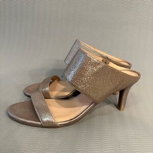FRANCO SARTO Metallic Heeled Sandals